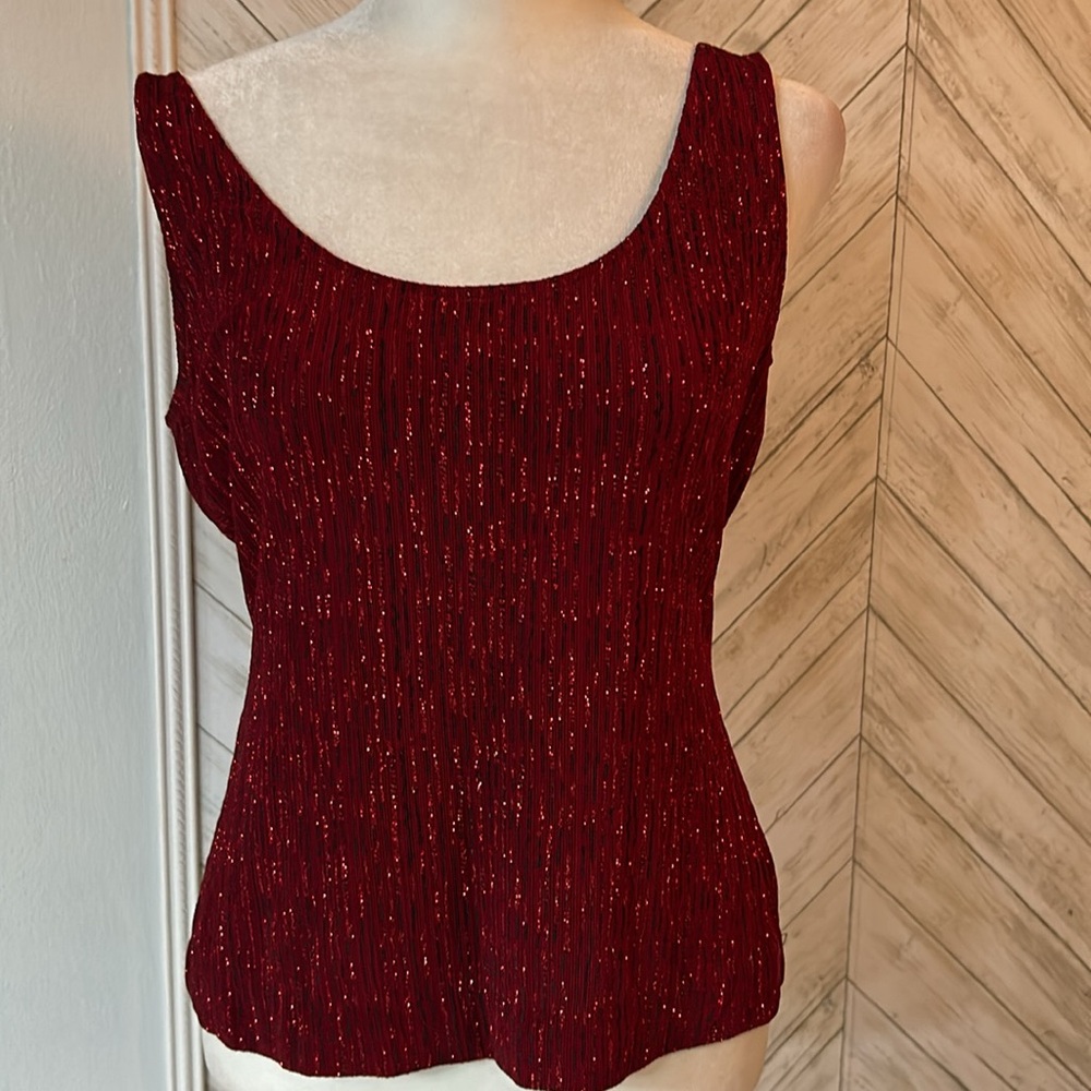 Alex Evenings Open Front Jacket W/Matching Tank T… - image 6